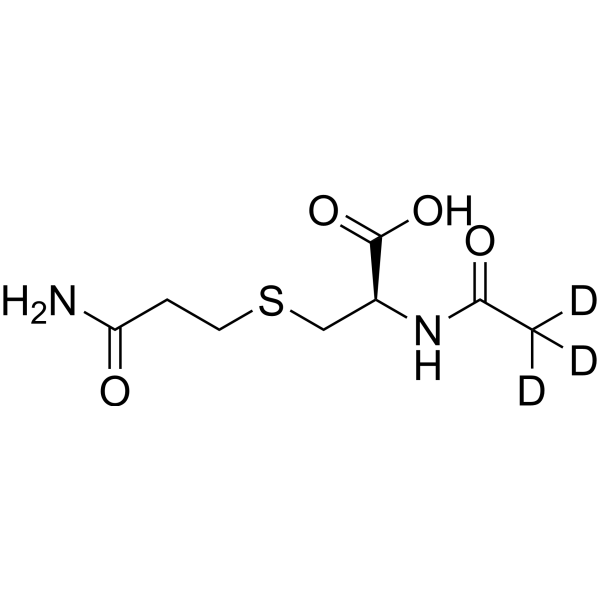 N-Acetyl-S-(carbamoylethyl)-L-cysteine-d3 1795786-57-0